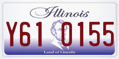 IL license plate Y610155
