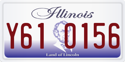 IL license plate Y610156