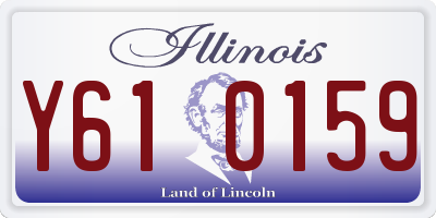IL license plate Y610159