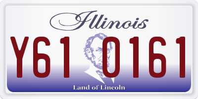 IL license plate Y610161