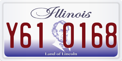 IL license plate Y610168