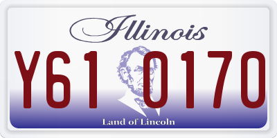 IL license plate Y610170