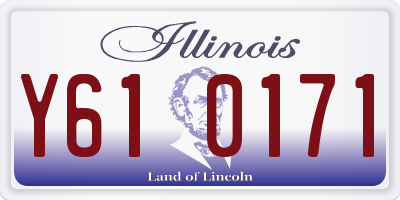 IL license plate Y610171