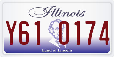 IL license plate Y610174
