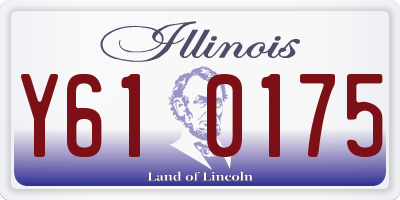 IL license plate Y610175