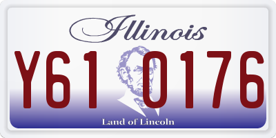 IL license plate Y610176