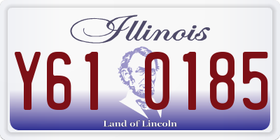 IL license plate Y610185