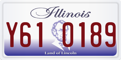 IL license plate Y610189