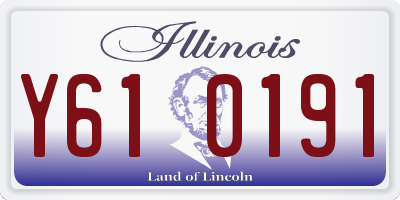 IL license plate Y610191