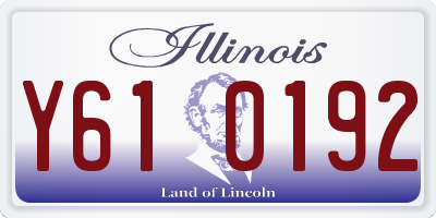 IL license plate Y610192