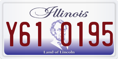 IL license plate Y610195