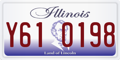 IL license plate Y610198
