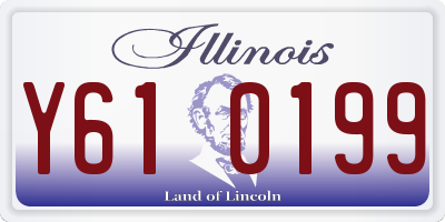 IL license plate Y610199