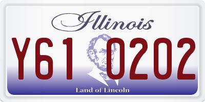 IL license plate Y610202