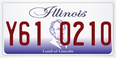 IL license plate Y610210