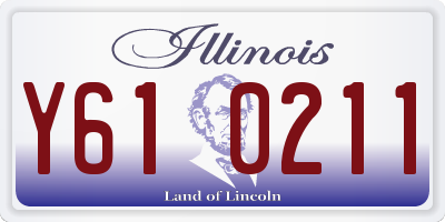 IL license plate Y610211