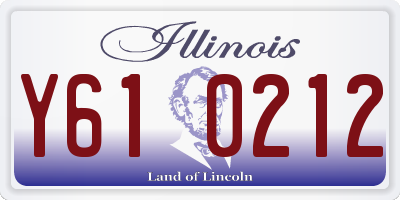 IL license plate Y610212