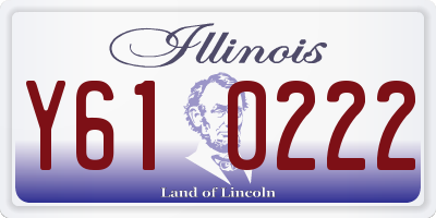 IL license plate Y610222