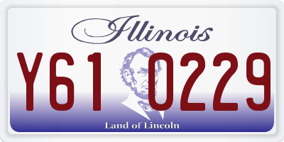 IL license plate Y610229