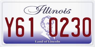 IL license plate Y610230