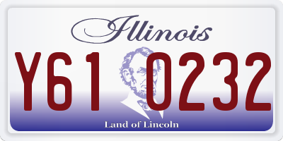 IL license plate Y610232