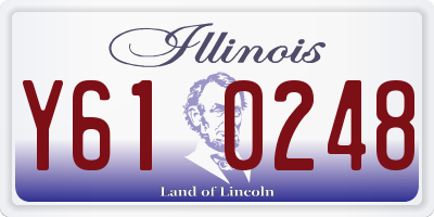 IL license plate Y610248