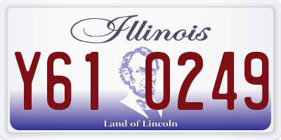 IL license plate Y610249