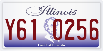 IL license plate Y610256