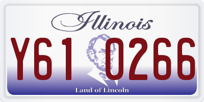 IL license plate Y610266
