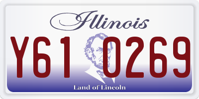 IL license plate Y610269