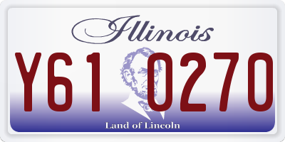 IL license plate Y610270