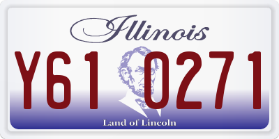 IL license plate Y610271