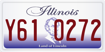 IL license plate Y610272