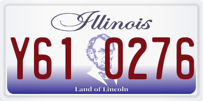 IL license plate Y610276