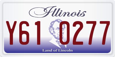 IL license plate Y610277