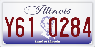 IL license plate Y610284