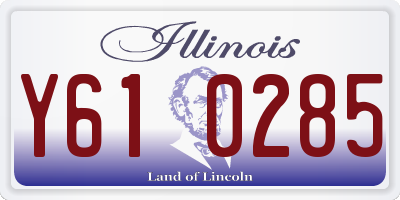 IL license plate Y610285