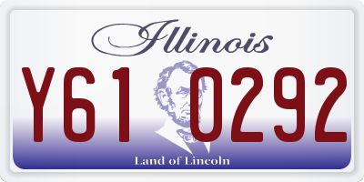 IL license plate Y610292