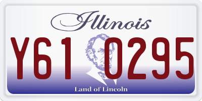 IL license plate Y610295