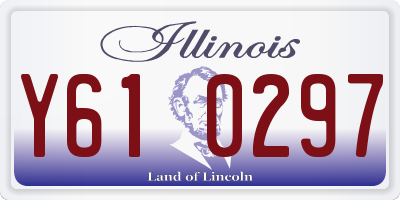 IL license plate Y610297