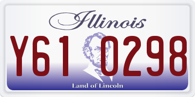 IL license plate Y610298