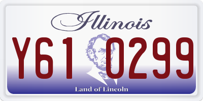 IL license plate Y610299