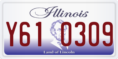 IL license plate Y610309