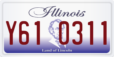 IL license plate Y610311