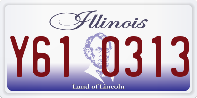 IL license plate Y610313