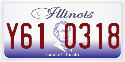 IL license plate Y610318