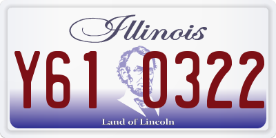 IL license plate Y610322