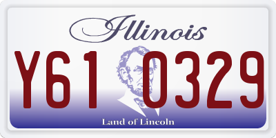 IL license plate Y610329
