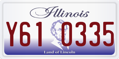 IL license plate Y610335