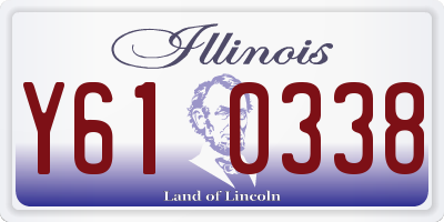 IL license plate Y610338